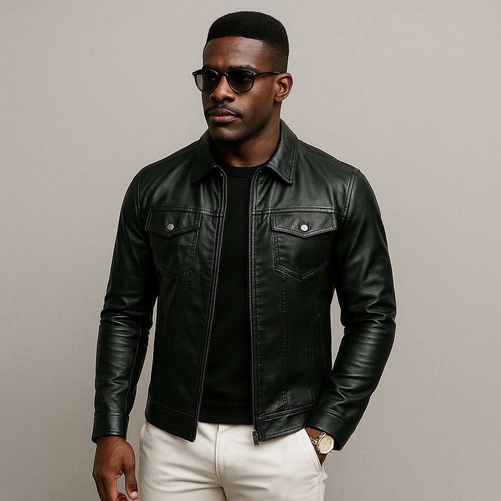 Jaqueta de Couro Heitor – Cavastastore1