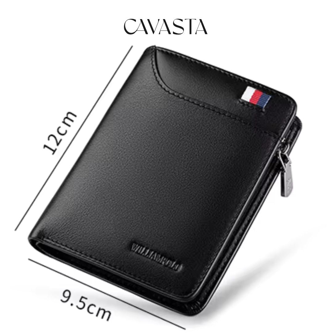 Carteira Slim Masculina em Couro William Polo Berlim da Cavasta 03