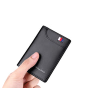 Carteira Slim de Couro Masculina William Polo Aron da Cavasta