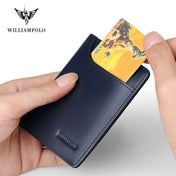 Carteira Slim de Couro Masculina William Polo Barcelona da Cavasta 01