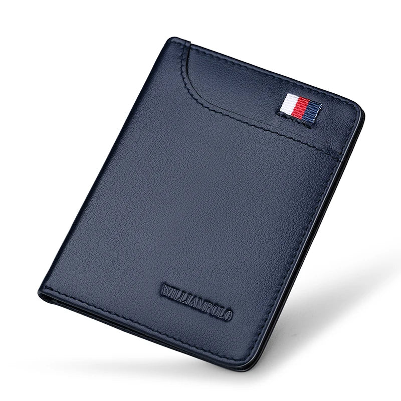 Carteira Slim de Couro Masculina William Polo Barcelona da Cavasta 05