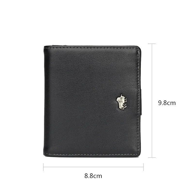 Carteira de Couro Masculina Bison Denim Noruega da Cavasta 01
