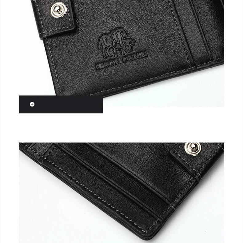 Carteira de Couro Masculina Bison Denim Noruega da Cavasta 06