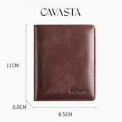 Carteira de Couro Masculina Cavasta Paris 07