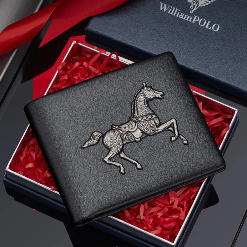 Carteira de Couro Masculina William Polo Milão da Cavasta 06